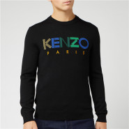 Kenzo 男士彩色 Logo 针织衫