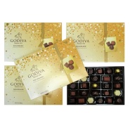 Godiva 歌帝梵 什锦巧克力礼品盒 4件套 27颗/件