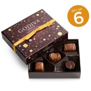 Godiva 歌帝梵 什锦巧克力礼品盒 6件套 5颗/件