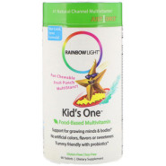 【限时特价】Rainbow Light 儿童每日复合维生素/矿物质咀嚼片 90片