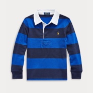Ralph Lauren 拉夫劳伦 Striped Cotton Rugby Shirt 2-7岁条纹T恤