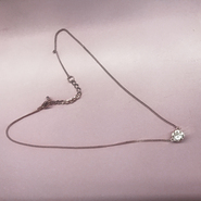 【三色】Givenchy 纪梵希闪亮单钻水晶项链