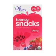 【满$20包邮包税】Plum Organics Teensy 有机水果片 浆果味 12个月+ 10g*5包