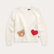 【双11】Ralph Lauren 拉夫劳伦 Bear-Pocket 2-6岁针织衫