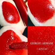 【补货】7.8折！Giorgio Armani 阿玛尼 限量金闪红管唇釉 405G