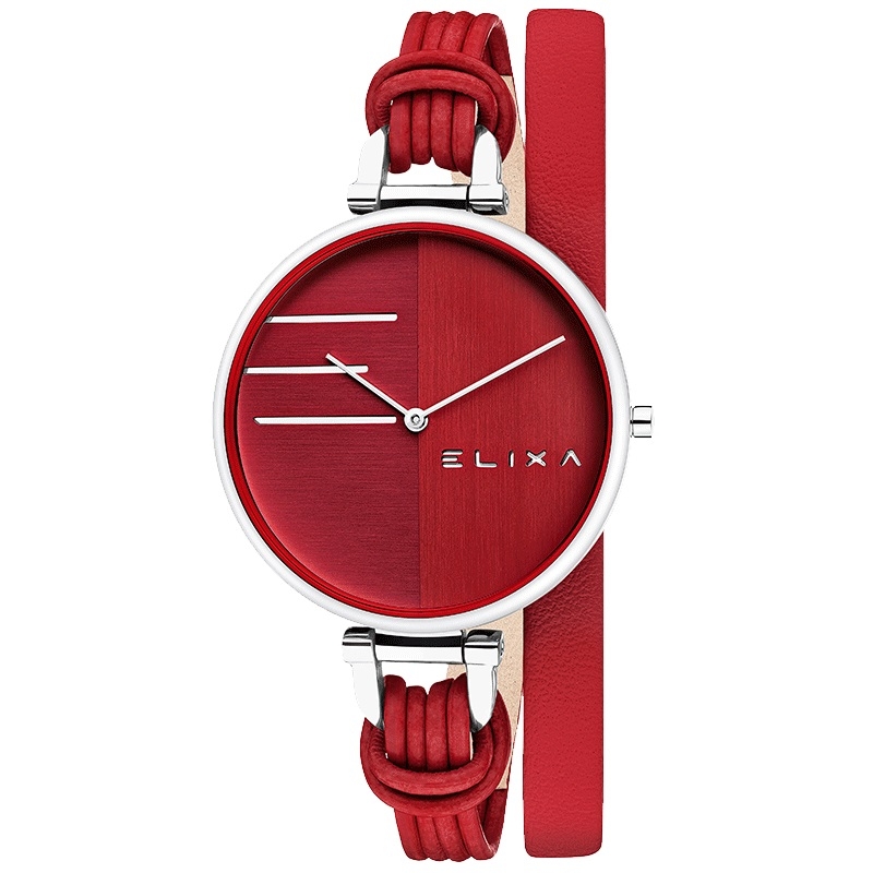 Elixa 瑞士大表盘手表