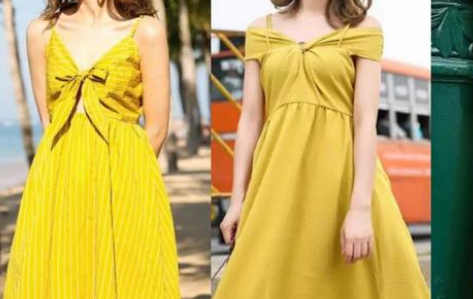 有什么好看的黄色连衣裙？推荐几款好看的黄色连衣裙